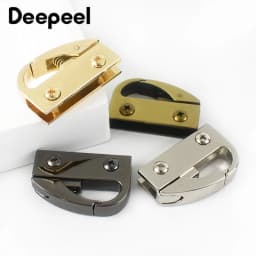 2/4/10Pcs Bag Side Clip Buckles with Screw Metal Spring Clasps Handbag Strap Chain Decoration Hanger Hook Hardware Accessories
