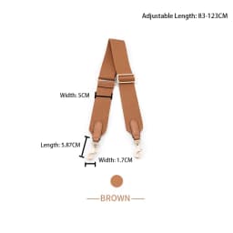 Wide Shoulder Strap Canvas Bag Strap Lengthened Slung Adjustable Strap Durable Replacement Bag Belt Bag Accessories