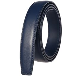 3.0cm 3.1cm Thin Leather Ratchet Belt for Men Women Unisex Genuine Leather Belt Strap Without Buckle Adjustable
