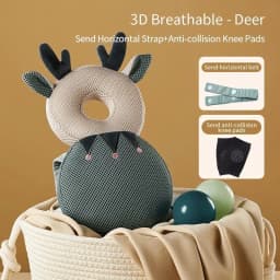 Baby Head Back Protector Safety Pad Newborn Walk Learning Headgear Anti-Fall Pillow Toddler Fall Prevention Cushion for Infants