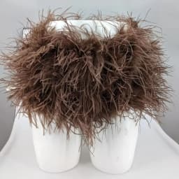 Real Ostrich Feather Fur Short Pants Hot Pants Sex Fashion 23A0409
