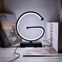 Creative Spiral LED Night Light 3 Colors Dimmable Desk Lamp Reading Light for Living Room Office Desk Bedroom Bedside Decor