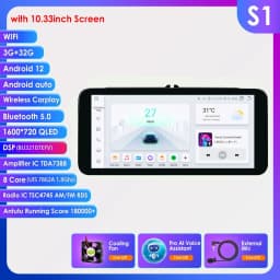 10.33 2Din Carplay Android Car Radio for Volkswagen Golf 5 6 Polo Passat B6 B7 CC Skoda Jetta Multimedia Car Intelligent Systems