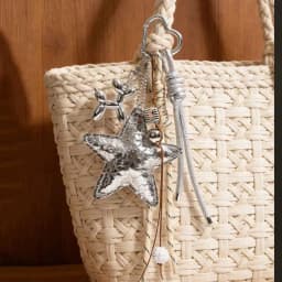 Multicolor Luxury Flat Keychain Bag pu Leather Five-Pointed Star Keychain Mother's Day Valentine's Day High-End Gift