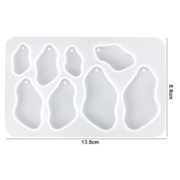 Earring Pendant Silicone Mold Epoxy Resin Mixed Style Jewelry Making Casting Molds DIY Charms Pendant Mould Creative Craft DIY