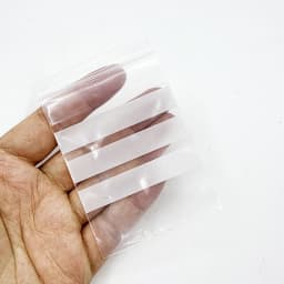 100pcs/lot Glued Stone Sealing Bag Clear Plastic Writable Jewelry Making Bead Gem Storage Reclosable Self Sealing Accessories