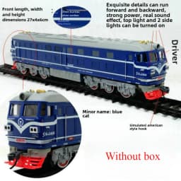 Simulation Dongfeng Train Head Aole Diesel Locomotive 4B Electric Track Train Collection Vehicle Toys