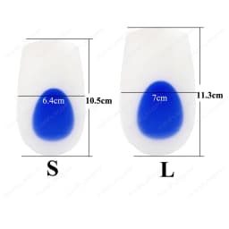 Medical Silicone Insoles For Heel Protector Inserts Heel Spur Pads For Relief Plantar Fasciitis Heel Pain Reduce Pressure