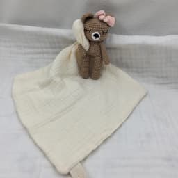 Handmade Baby Cotton Muslin Comfortable Blanket Cute Cat Doll For Infant Kids Sleep Appease Towel Rabbit Bear Saliva Scarf
