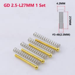 1 Set #3-48(2.5MM) / 3MM Electric Guitar Humbucker Pickups Height Adjusting Screws - KR(Origin)