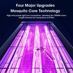 Powerful Solar Mosquito Killer Lamp 15W 25W 40W Bug Zapper Outdoor Waterproof Fly Kill Lamp for Patio Garden Backyard Camping