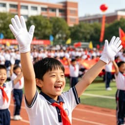Thin Children's Gloves for Etiquette, Stretchy Performance Gloves for Dance, Sports, Kindergarten, Girls and Boys