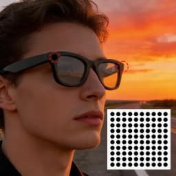 100-500pcs Light Blocking Sheet Stickers for Ray-Ban Meta Smart Glasses LED Cover Blackout Patch 5mm Self Adhesive Shading Dots