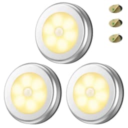Night Light With PIR Motion Sensor Wireless LED Battery Lamp Protable Magnetic For Bedroom Kitchen Cabinet Lighting