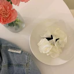 1pc Korean simple mesh flower hair clip updo elegant shark clip back of head hair accessory creative ins hair decoration