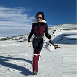 Winter Thicken Skiwear Sets Chic High Neck Hooded Zipper Coat Ski Pant Waterproof Tracksuit 2026 Lady Warm Outdoor Sportswear