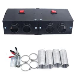 500W Car Heater 24V/12V Energy Saving PTC Car Fan Air Heater Instant Heating Parking Heater Windscreen Demister Defroster 800W