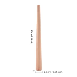 Jewelry Ring Mandrel Ring Mandrel Stick Wood Mandrel Stick Tool for Finger Ring Jewelry Making and Rings Forming Polishing