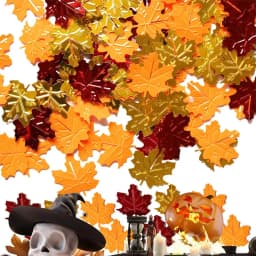Maple Leaves Confetti Thanksgiving Confetti Fall Confetti 15g Thanksgiving Day Maple Leaves Sequins Confetti Autumn Party