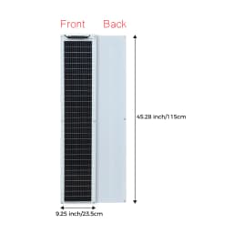 18V Flexible Solar Panels 50W 100W 120W Solar Balcony Photovoltaic Panel for Home Car Boat Camper 12V Battery Charger Waterproof