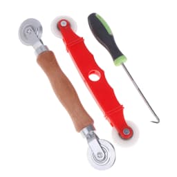 3Pcs Window Screen Accessories Screen Door Mesh Pressing Wheel Kit Window Install Tools Press Screen Pulley Roller Repair Tools