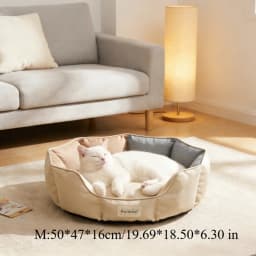 Cat Sleep Sofa Bed All-Season Pet Sleeping Pad Non-Slip Washable Cat and Dog Bed Suitable for Small and Medium Dogs and Cats
