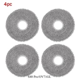For Xiaomi S40 Pro/OV71GL / S40/OV81 Robot Vacuum Cleaner Consumables Hepa Filter Mop Cloth Main Side Brush Accessories Parts