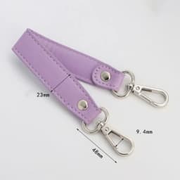 28CM Length Replacement PU Leather Shoulder Strap Solid Color Bag Short Straps Handbags Accessories Portable Durable Bag Handle