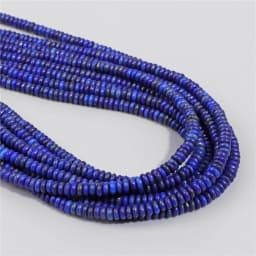 2X4MM Natural Abacus Stone Beads Blue Green Pink Flat Rondelle Beads for Jewelry Making Bracelets Necklace Accessories Wholesale