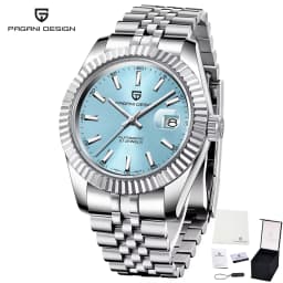 PAGANI DESIGN Men Mechanical Watch Luxury Automatic Watch Sport Stainless Steel 100M Waterproof Watch for Men
