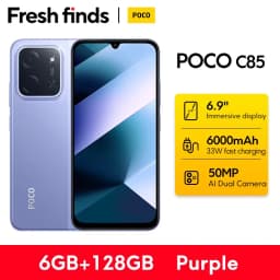 【World Premiere】POCO C85 Global Version Smartphone Helio G81-Ultra 6.9" Dot Drop display 6000mAh battery 50MP Camera 33W NFC