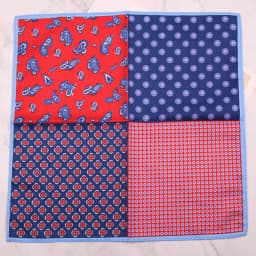 33cm Oversized Men's Pocket Square Polka Dot Red Floral Print Handkerchief Chest Towel Paisley Suits Wedding Gentlemen Hankies