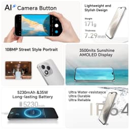 EU Version HONOR 400 Lite 5G Smartphone MTK Dimensity 7025-Ultra 108MP Main Camera 5230mAh Battery 6.7inches AMOLED Display