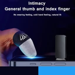 Mobile Game Accessories Durable Fingertip Cover for Creative Finger Sleeve with Storage for Case Sweatproof Auto Re