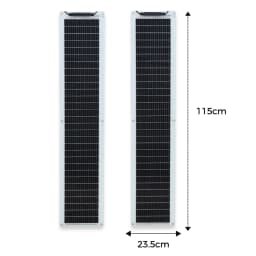 50W 100W Monocrystalline Flexible Solar Panel Kit 12V Battery Charger System For Home Camping Car RV Boat Off-grid Applications