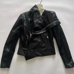 HKSH Spring Autumn New Women's Jacket PU Leather Asymmetric Zipper Pockets Slim Fit Motorcycle Dark Punk Short Coat Chic HK15980