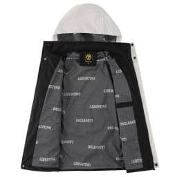 Outdoors Men Comfort Detachable Hat Solid Tops Spring Autumn Simplicity Windproof Casual Coat New Fashion Versatile Jacket Men