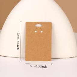 50pc 6x9cm Self-adhesive Plastic Cello Bag Earrings Display Necklaces KeyChain Cards for DIY Making Cardboard Jewelry Packaging
