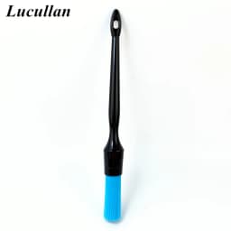 Lucullan Soft Car Detailing Brush Set Wet & Dry Use For Interior Leather Dashboard Air Vent Wheel