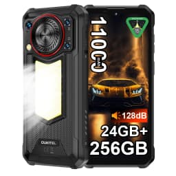 OUKITEL WP53 PRO Rugged Smartphone 50MP 24GB(8+16) 256GB 11000mAh Android 15 Camping Light loudspeaker 6.52" NFC Cell Phone