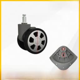 Detachable Luggage Wheels Quiet Four-Wheel Accessories for Suitcase And Carry-On Bag Poly-Cylinder Universal Wheels Repair Parts