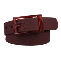 Plain Candy Colors Silicone Rubber Leather Wavy Shape Belt Plastic Buckle Cute Without Metal Belts for Men and Women Waistband