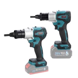 HIFESON Electric Rivet Gun Powerful Brushless Electric Submachine Gun Automatic Riveting Nut Gun Riveting Tool M3M4M5M6M8M10