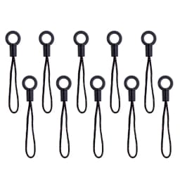 10pcs Hand Wrist Lanyard String Short Grip Lanyard Mobile Phone Strap for USB Flash Drive Keychain ID Badge Holder DIY Hang Rope