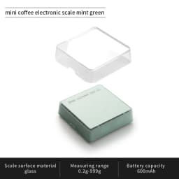 Bincoo electronic coffee scale Italian coffee bean weighing smart hand made mini professional coffee scale coffee equipment Hot