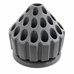TOKTOS 35/116 Hole Rotary Tool Storage Box 360° Grinding Head Burr Drill Bit Polishing Accessory Organizer for Jewelry Tools