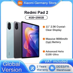 Global Version Xiaomi Redmi Pad 2 WIFI 11' 9000mAh Battery 90Hz Advanced Helio G100-Ultra 2TB Expandable Storage Xiaomi HyperOS