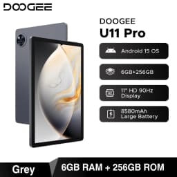 DOOGEE U11 Pro 2in1 PC Tablet 30GB(6+24) 256GB 11" 8580mAh Battery Dual Speakers Unisoc T7200 Android 16 Tablet Widevine L1