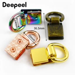 2/4/10Pcs Deepeel Bag Side Clip Buckles D Ring Belt Hook Clasp Handbag Strap Chain Connector Buckle DIY Craft Hardware Accessory