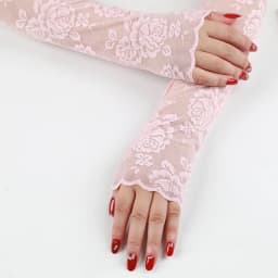 New Summer Cold Lace Long Sleeves Arm Cover Women Cuff Hollow Flower Hand Sleeves Driving Arm Sleeve Fingerless Fake Sleeves